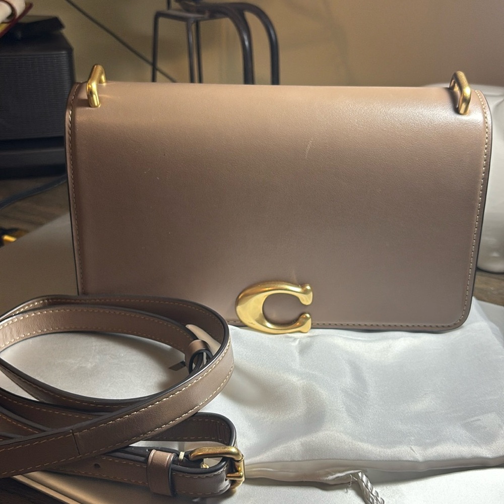 Coach BANDIT NWOT Elevated Luxe Leather Handbag  smoke-free environment